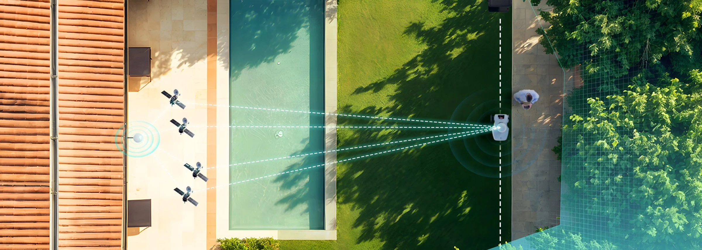 Wireless, Carefree Lawn Mowing with RTK Navigation