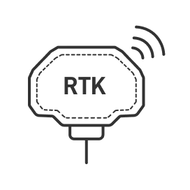 Centimeter RTK technology for precise lawn care by FV2000 robotic mower.