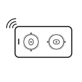 FV2000 robotic lawn mower with smart app control for convenient remote management.