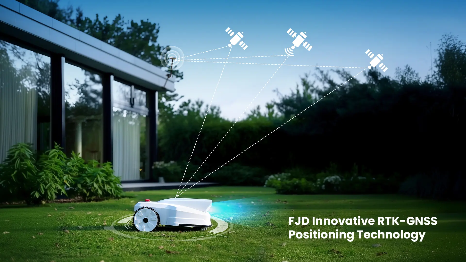 Robotic mower RTK Base Station Installation
