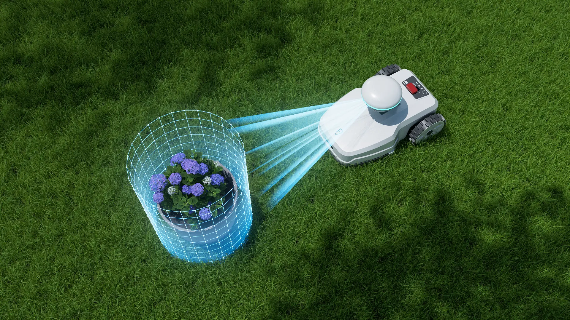 GPS or sensor-based robot mower for sale