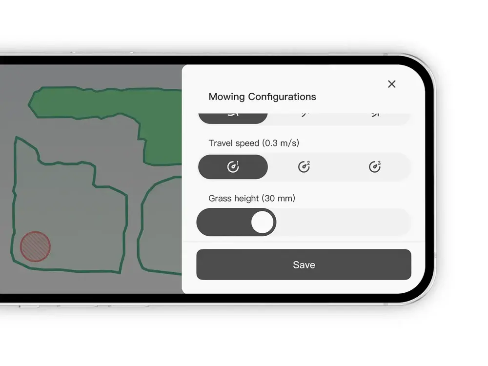Adjust robot mower Cutting Height
